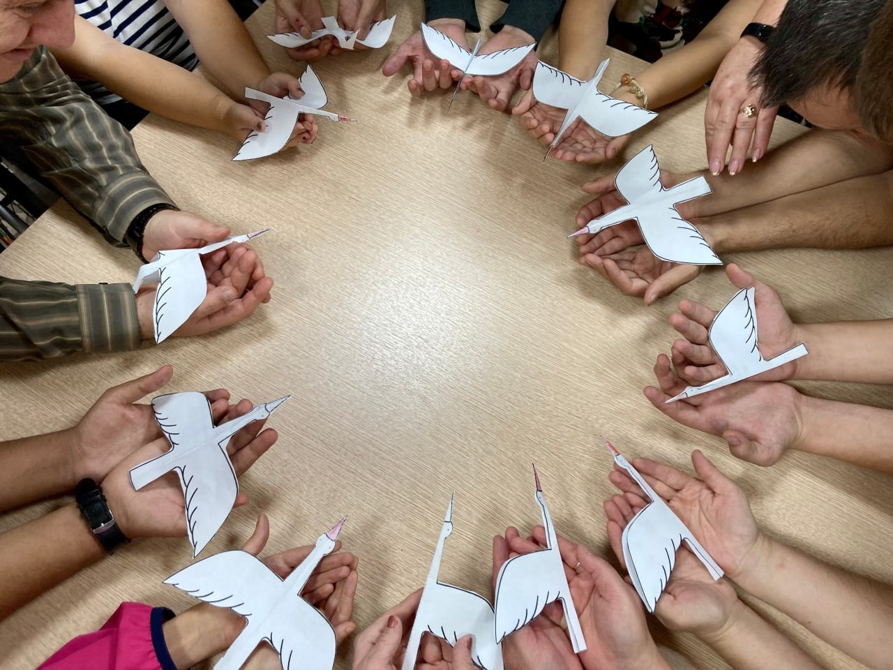 Саратовцы присоединились к Дню белых журавлей